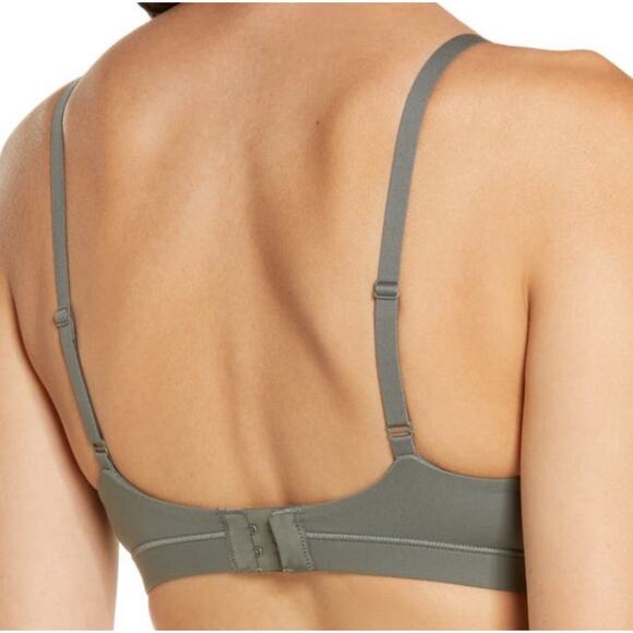 Skims Fits Everybody Crossover Bralette Grey XXS NWT - Picture 3 of 10